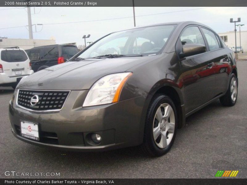 Polished Granite / Beige 2008 Nissan Sentra 2.0 S