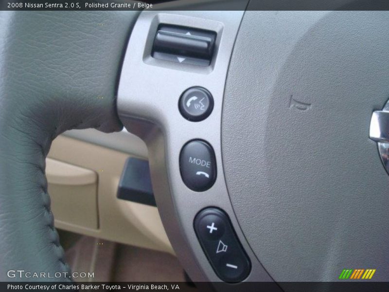 Polished Granite / Beige 2008 Nissan Sentra 2.0 S