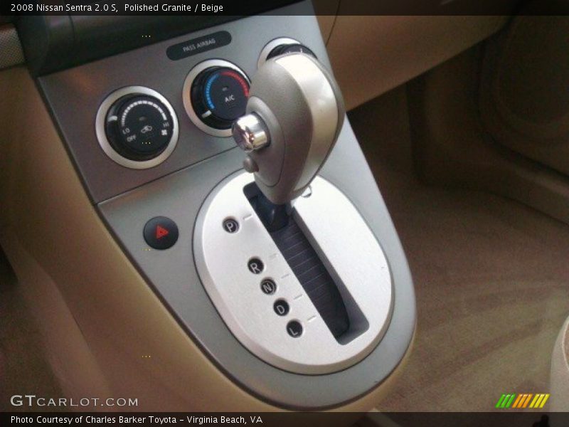 Polished Granite / Beige 2008 Nissan Sentra 2.0 S