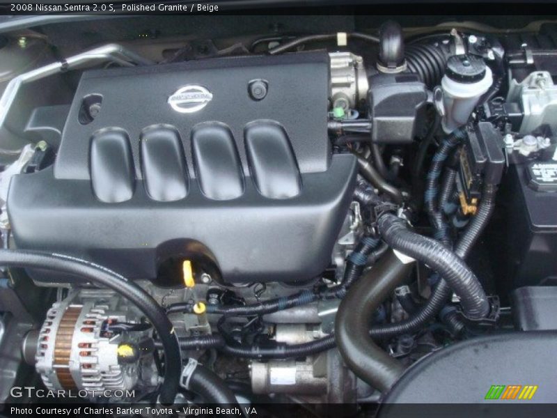Polished Granite / Beige 2008 Nissan Sentra 2.0 S