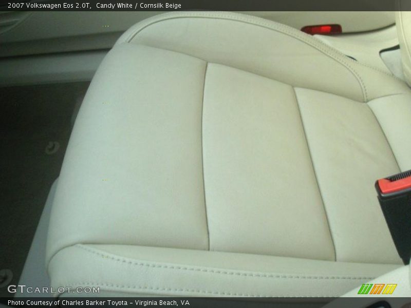 Candy White / Cornsilk Beige 2007 Volkswagen Eos 2.0T