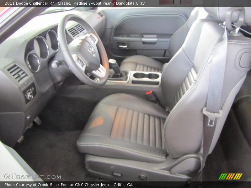  2011 Challenger R/T Classic Dark Slate Gray Interior