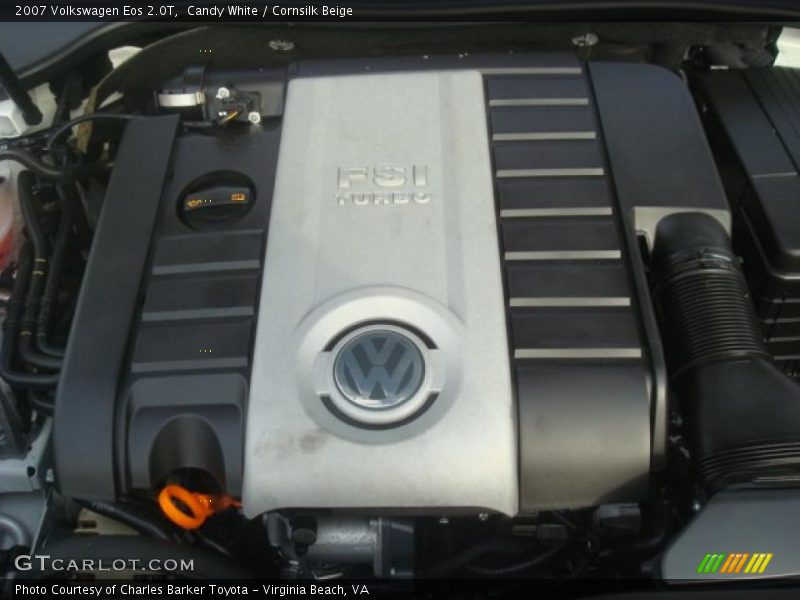  2007 Eos 2.0T Engine - 2.0 Liter Turbocharged DOHC 16-Valve 4 Cylinder