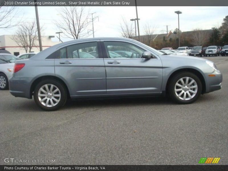 Silver Steel Metallic / Dark Slate Gray 2010 Chrysler Sebring Limited Sedan