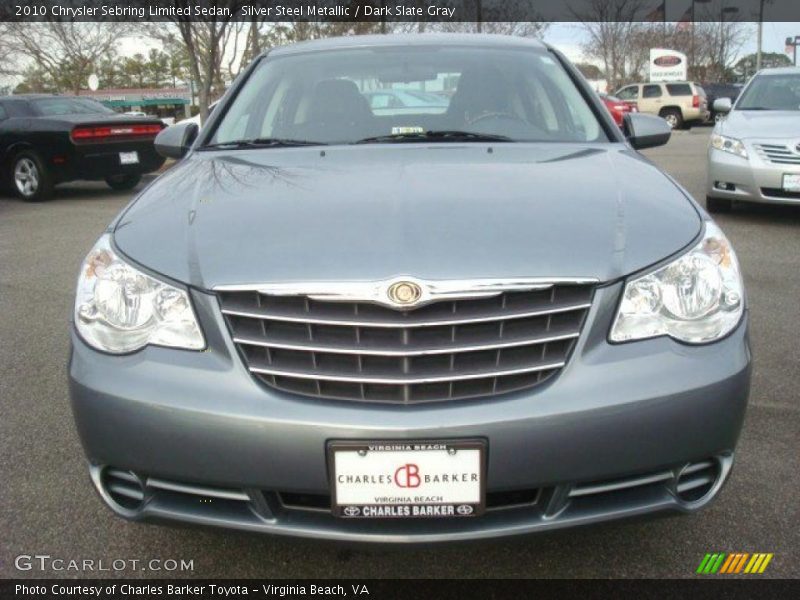 Silver Steel Metallic / Dark Slate Gray 2010 Chrysler Sebring Limited Sedan