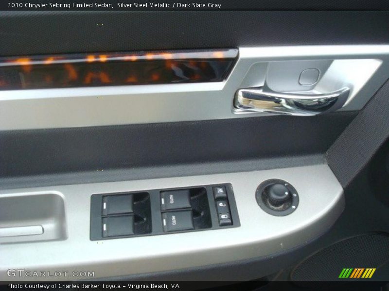 Silver Steel Metallic / Dark Slate Gray 2010 Chrysler Sebring Limited Sedan