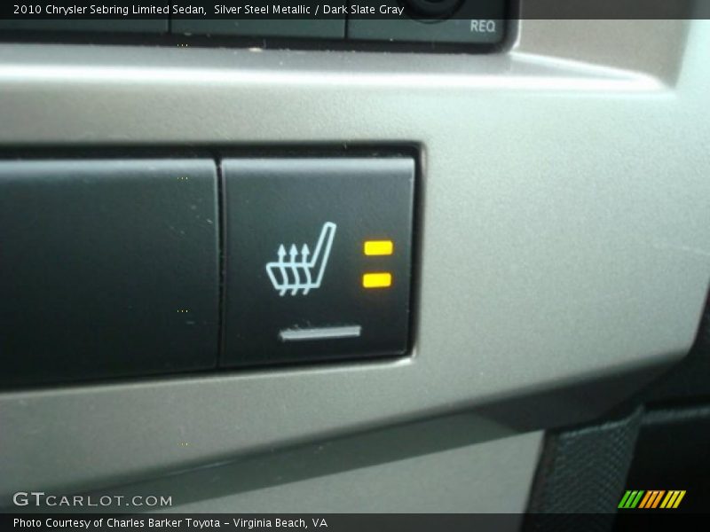 Silver Steel Metallic / Dark Slate Gray 2010 Chrysler Sebring Limited Sedan