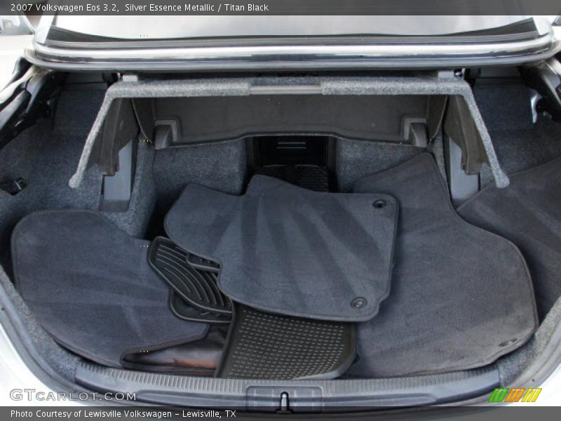 Silver Essence Metallic / Titan Black 2007 Volkswagen Eos 3.2
