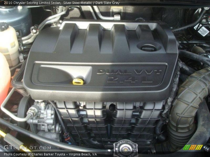 Silver Steel Metallic / Dark Slate Gray 2010 Chrysler Sebring Limited Sedan