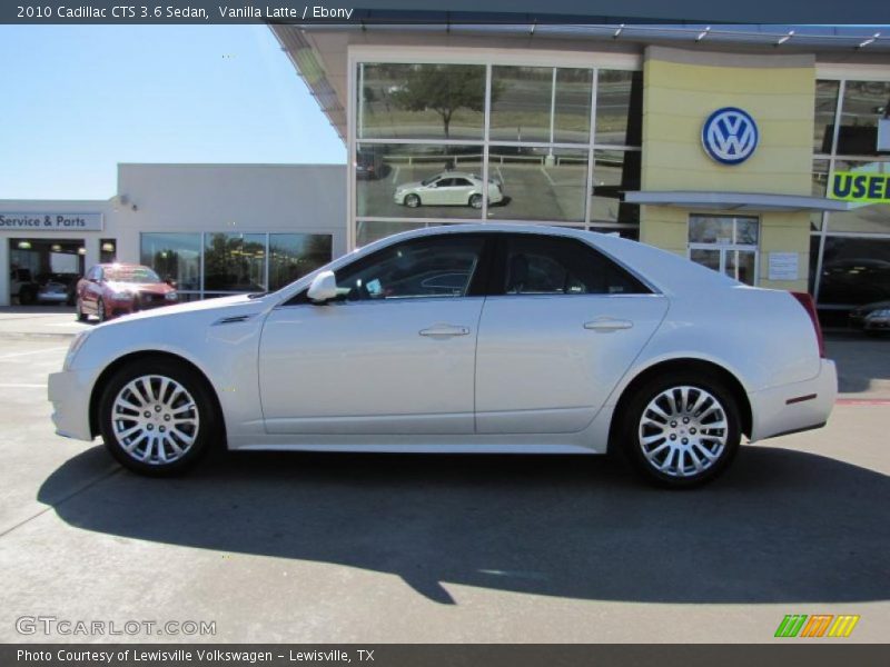 Vanilla Latte / Ebony 2010 Cadillac CTS 3.6 Sedan