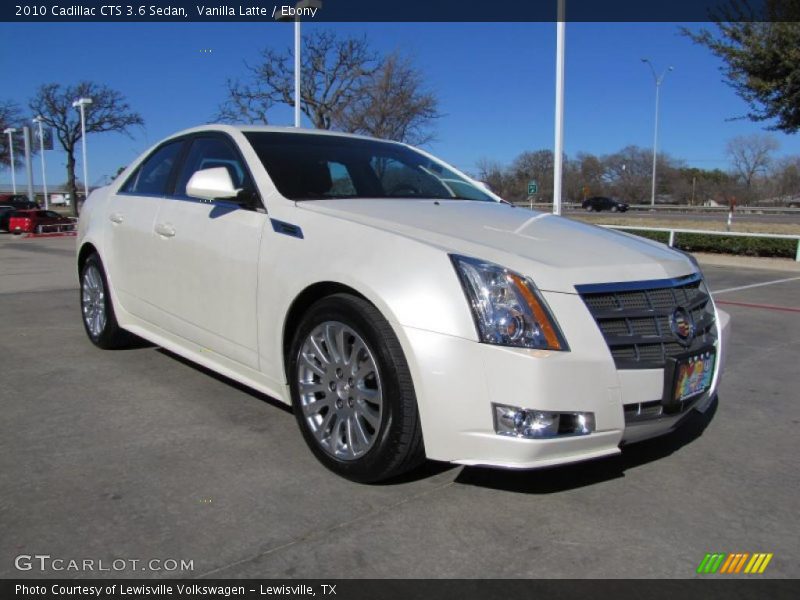 Vanilla Latte / Ebony 2010 Cadillac CTS 3.6 Sedan