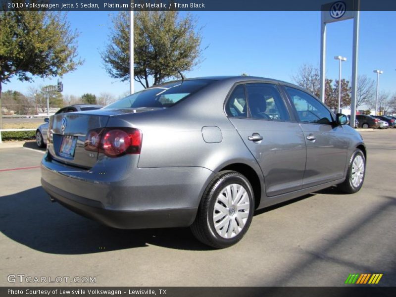 Platinum Grey Metallic / Titan Black 2010 Volkswagen Jetta S Sedan