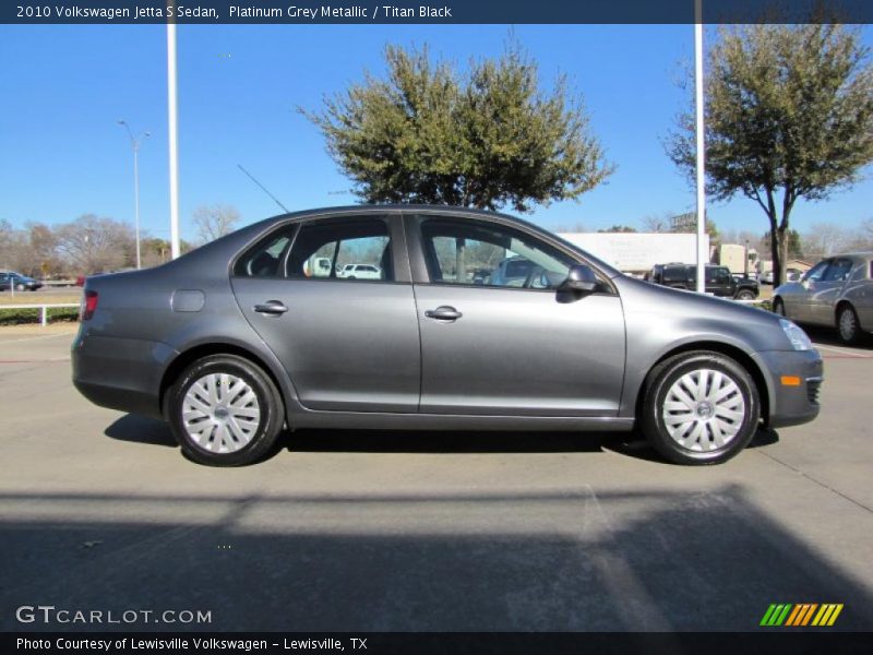 Platinum Grey Metallic / Titan Black 2010 Volkswagen Jetta S Sedan