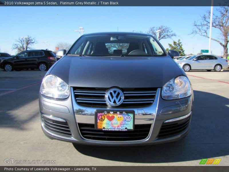 Platinum Grey Metallic / Titan Black 2010 Volkswagen Jetta S Sedan