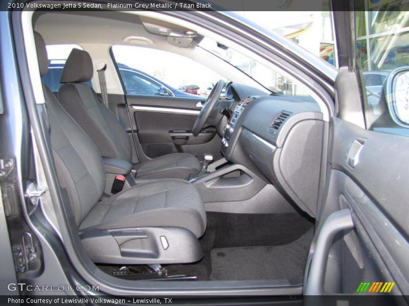 Platinum Grey Metallic / Titan Black 2010 Volkswagen Jetta S Sedan