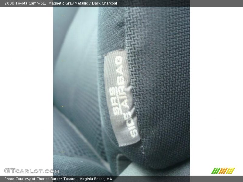 Magnetic Gray Metallic / Dark Charcoal 2008 Toyota Camry SE