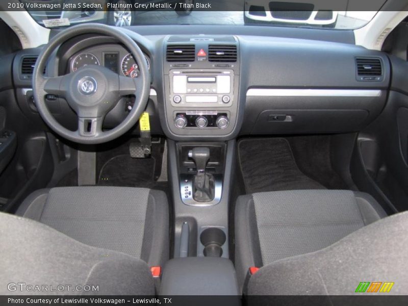 Platinum Grey Metallic / Titan Black 2010 Volkswagen Jetta S Sedan