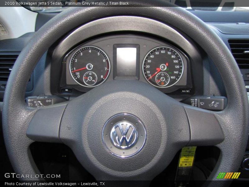 Platinum Grey Metallic / Titan Black 2010 Volkswagen Jetta S Sedan