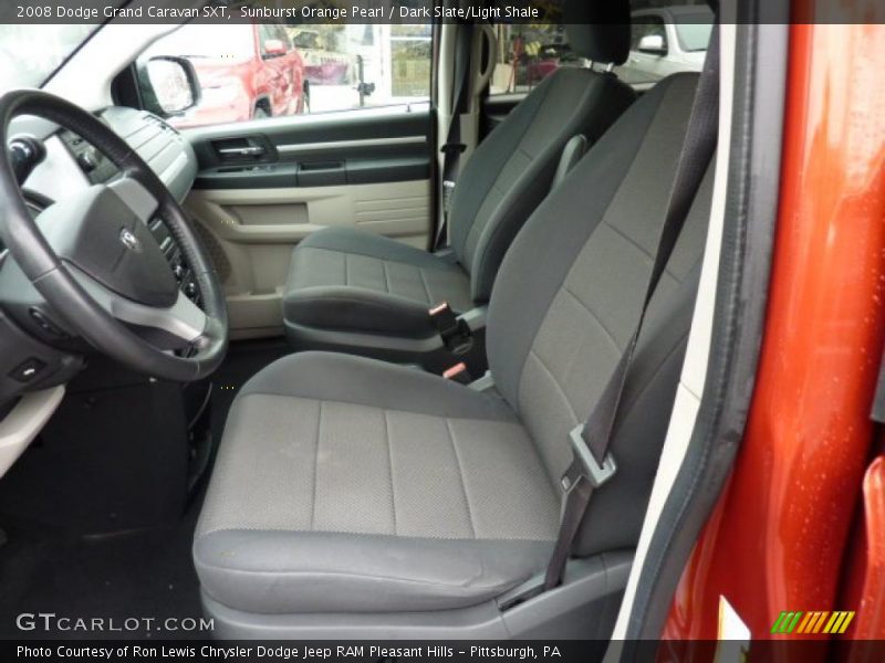 Sunburst Orange Pearl / Dark Slate/Light Shale 2008 Dodge Grand Caravan SXT