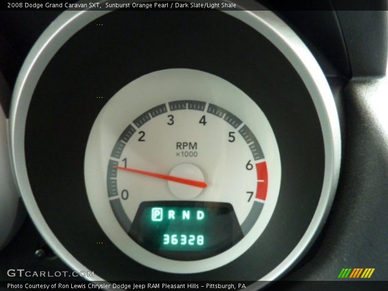 Sunburst Orange Pearl / Dark Slate/Light Shale 2008 Dodge Grand Caravan SXT