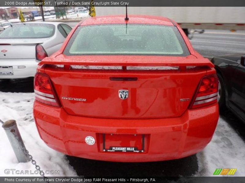 TorRed / Dark Slate Gray/Light Slate Gray 2008 Dodge Avenger SXT
