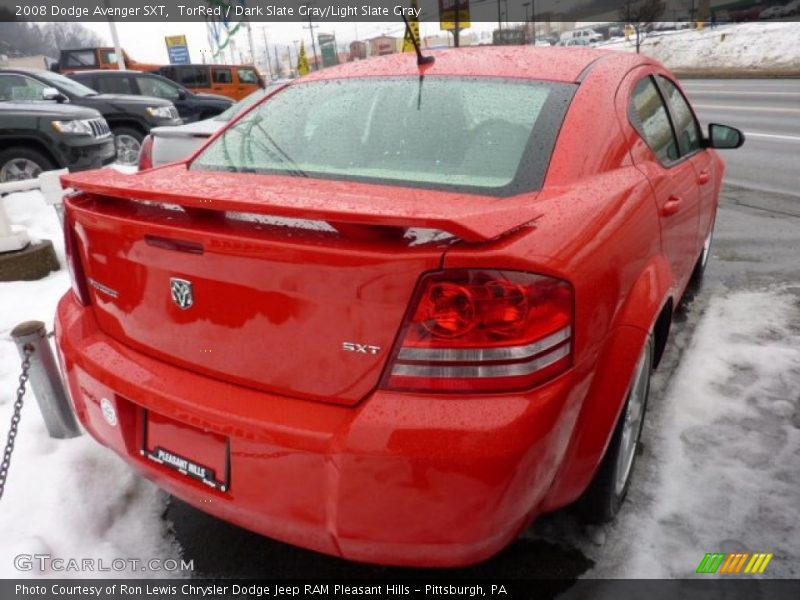 TorRed / Dark Slate Gray/Light Slate Gray 2008 Dodge Avenger SXT