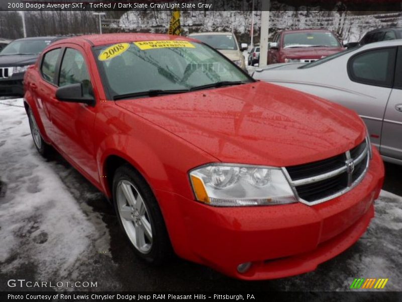 TorRed / Dark Slate Gray/Light Slate Gray 2008 Dodge Avenger SXT