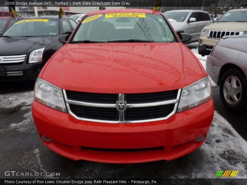 TorRed / Dark Slate Gray/Light Slate Gray 2008 Dodge Avenger SXT