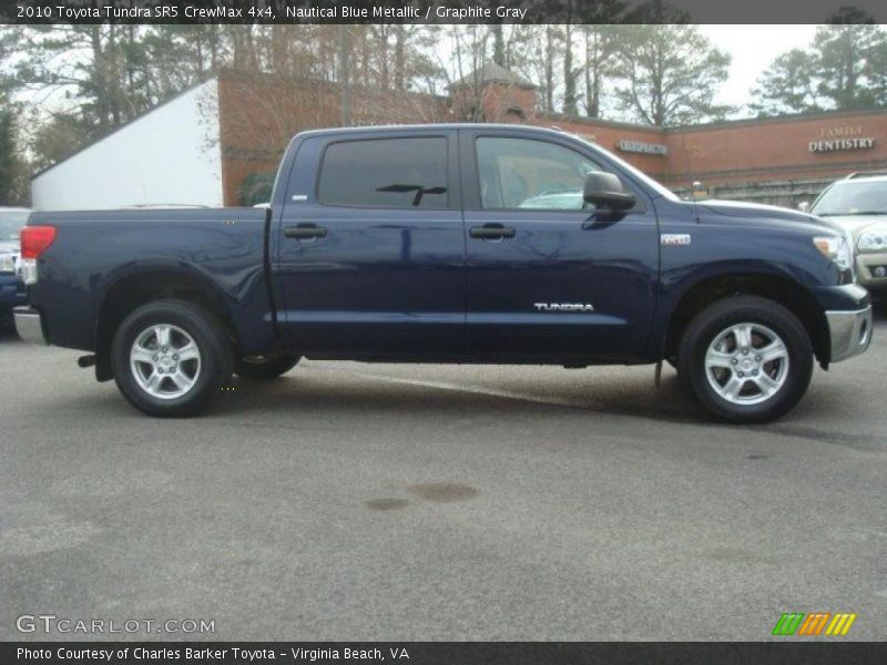 Nautical Blue Metallic / Graphite Gray 2010 Toyota Tundra SR5 CrewMax 4x4