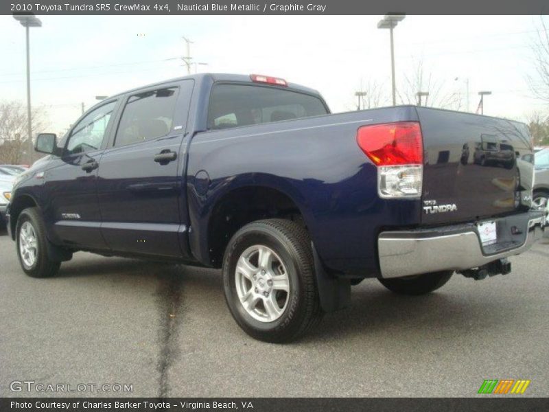 Nautical Blue Metallic / Graphite Gray 2010 Toyota Tundra SR5 CrewMax 4x4