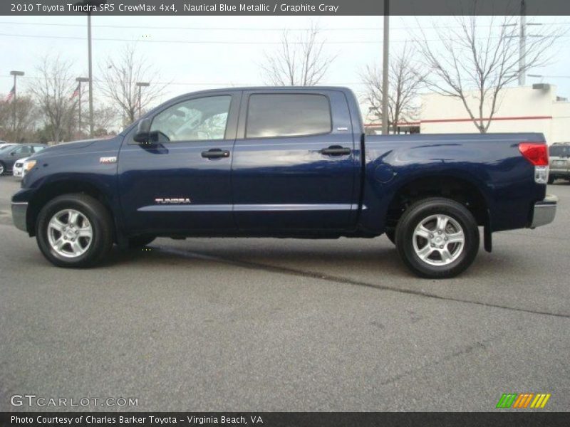 Nautical Blue Metallic / Graphite Gray 2010 Toyota Tundra SR5 CrewMax 4x4