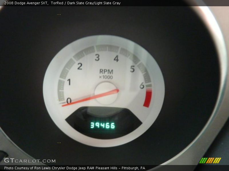 TorRed / Dark Slate Gray/Light Slate Gray 2008 Dodge Avenger SXT