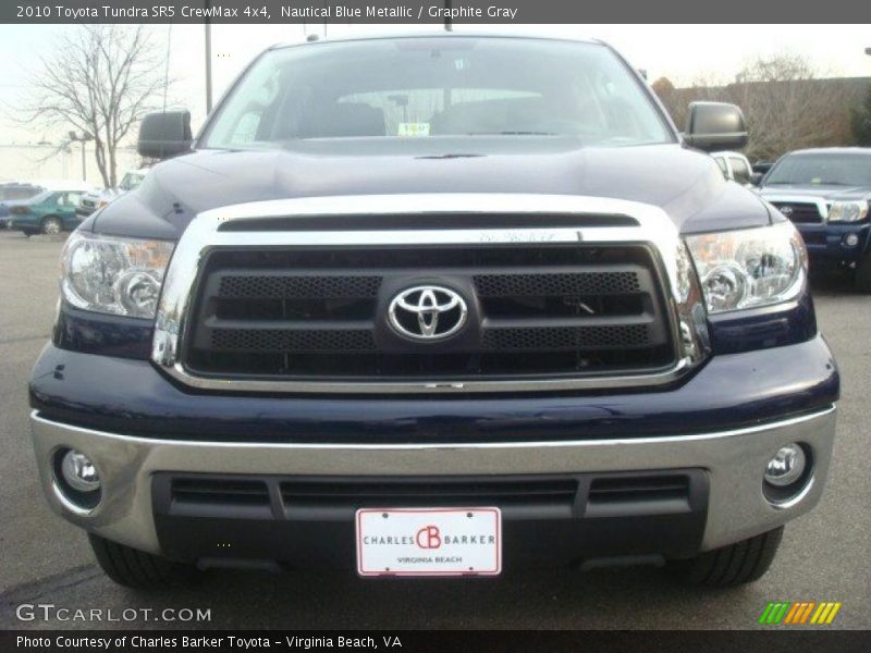 Nautical Blue Metallic / Graphite Gray 2010 Toyota Tundra SR5 CrewMax 4x4