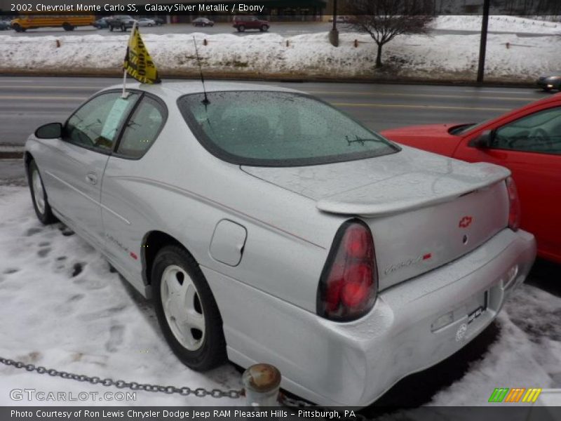 Galaxy Silver Metallic / Ebony 2002 Chevrolet Monte Carlo SS