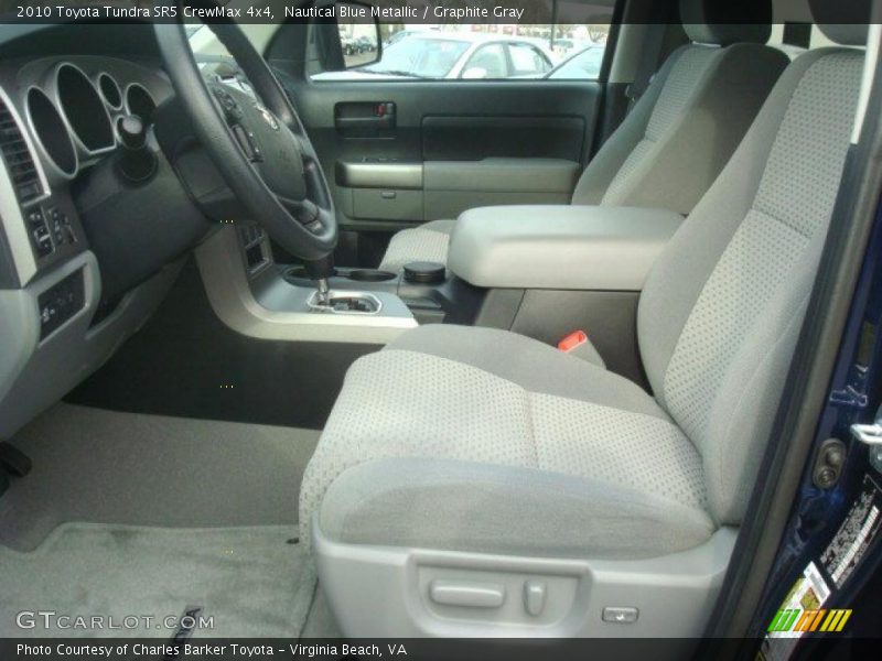 Nautical Blue Metallic / Graphite Gray 2010 Toyota Tundra SR5 CrewMax 4x4