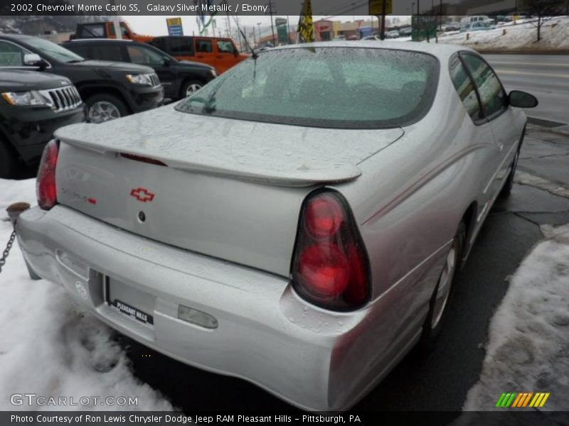 Galaxy Silver Metallic / Ebony 2002 Chevrolet Monte Carlo SS