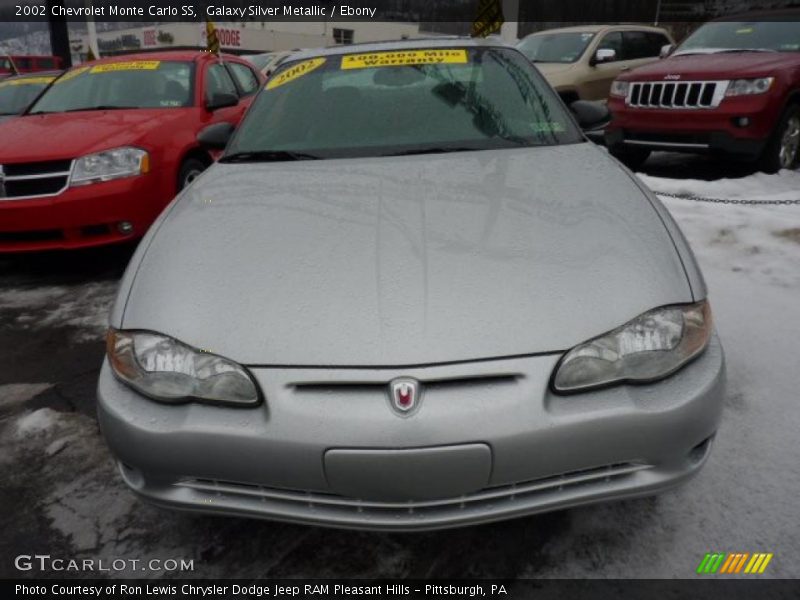 Galaxy Silver Metallic / Ebony 2002 Chevrolet Monte Carlo SS