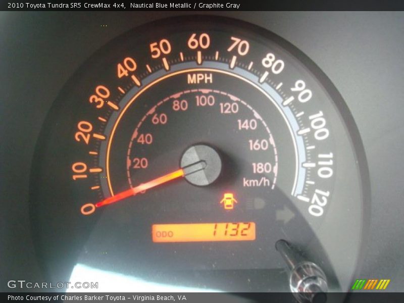 Nautical Blue Metallic / Graphite Gray 2010 Toyota Tundra SR5 CrewMax 4x4