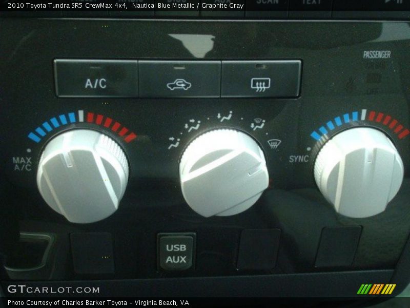 Controls of 2010 Tundra SR5 CrewMax 4x4
