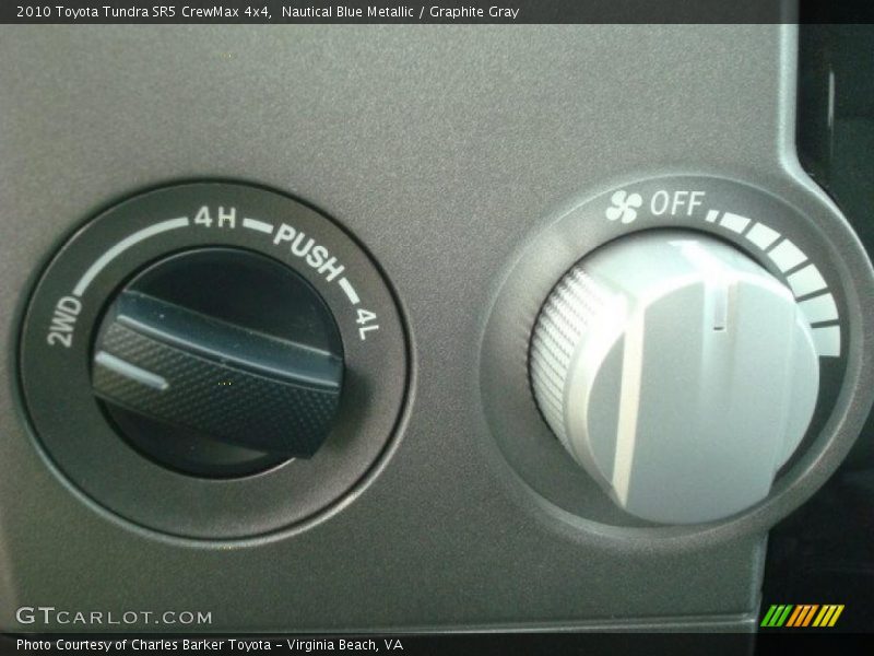 Nautical Blue Metallic / Graphite Gray 2010 Toyota Tundra SR5 CrewMax 4x4