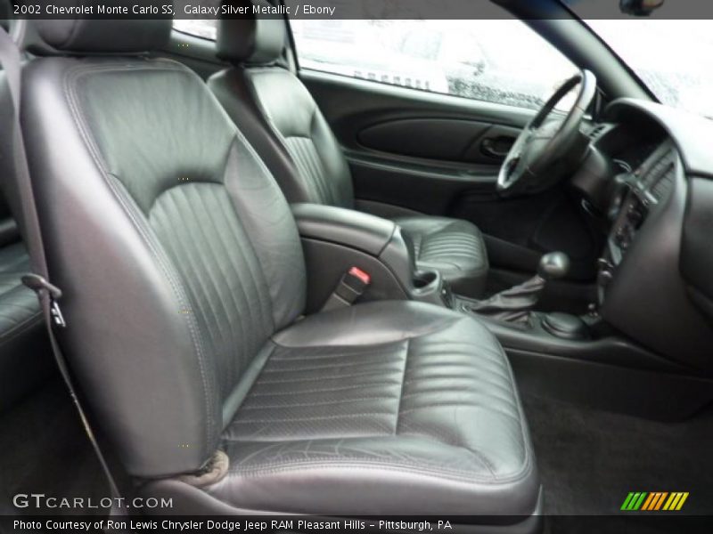 Galaxy Silver Metallic / Ebony 2002 Chevrolet Monte Carlo SS