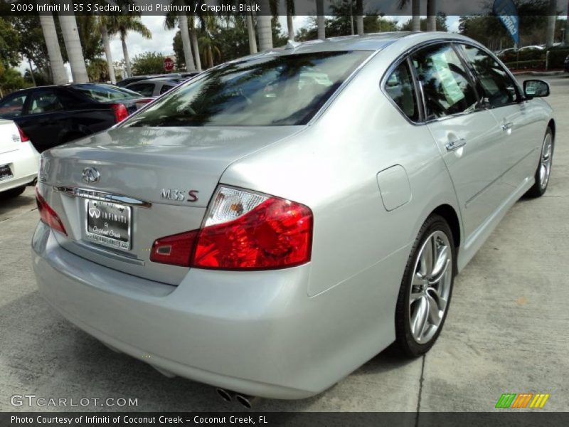 Liquid Platinum / Graphite Black 2009 Infiniti M 35 S Sedan