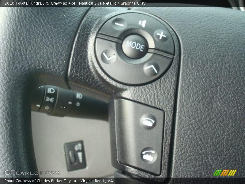 Nautical Blue Metallic / Graphite Gray 2010 Toyota Tundra SR5 CrewMax 4x4