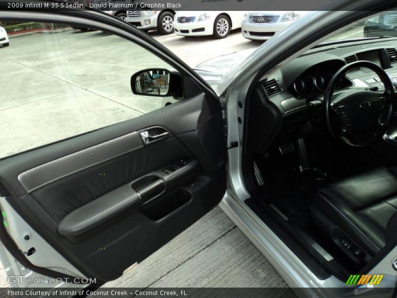 Liquid Platinum / Graphite Black 2009 Infiniti M 35 S Sedan