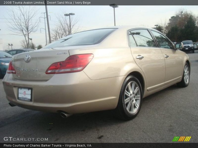 Desert Sand Mica / Ivory Beige 2008 Toyota Avalon Limited