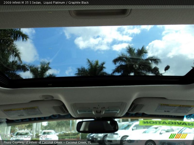 Liquid Platinum / Graphite Black 2009 Infiniti M 35 S Sedan