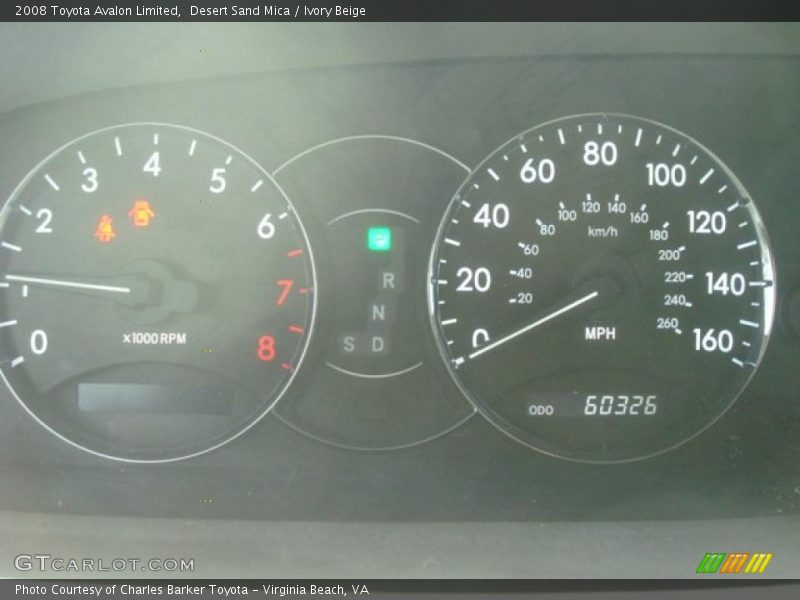 Desert Sand Mica / Ivory Beige 2008 Toyota Avalon Limited