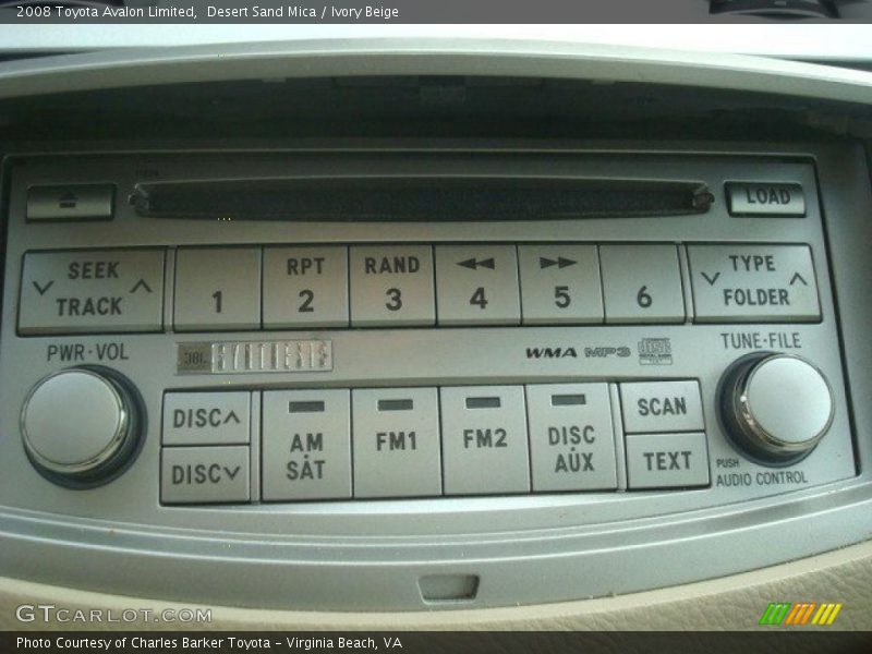 Desert Sand Mica / Ivory Beige 2008 Toyota Avalon Limited
