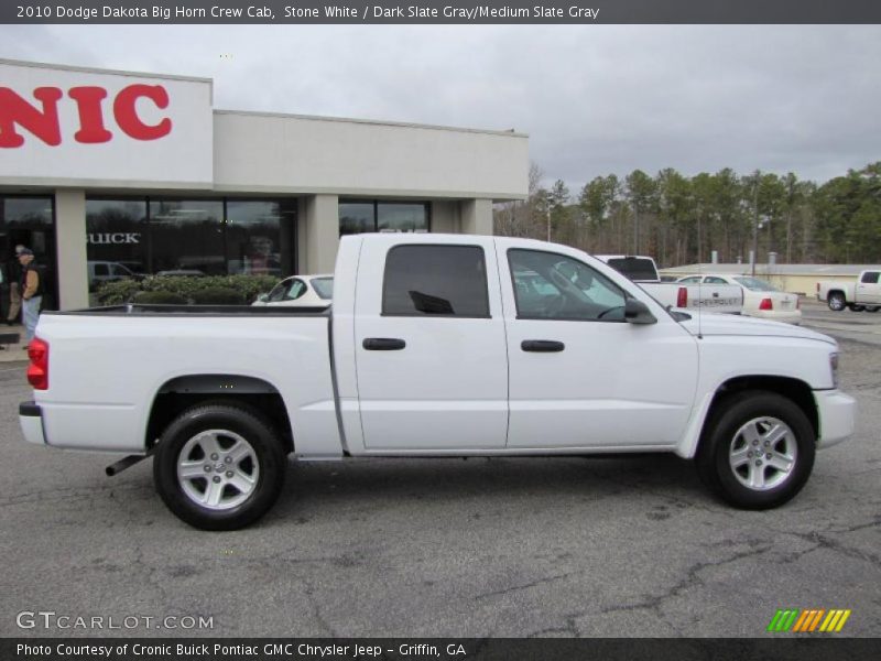 Stone White / Dark Slate Gray/Medium Slate Gray 2010 Dodge Dakota Big Horn Crew Cab