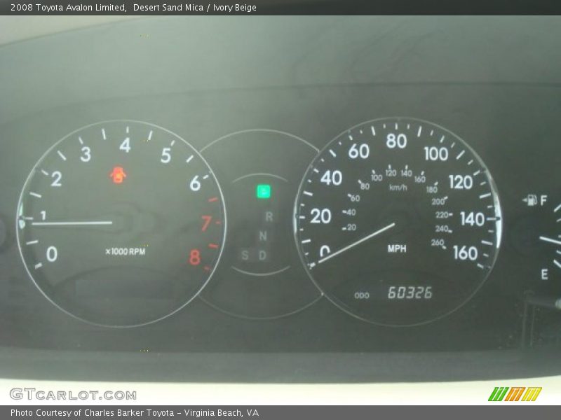 Desert Sand Mica / Ivory Beige 2008 Toyota Avalon Limited